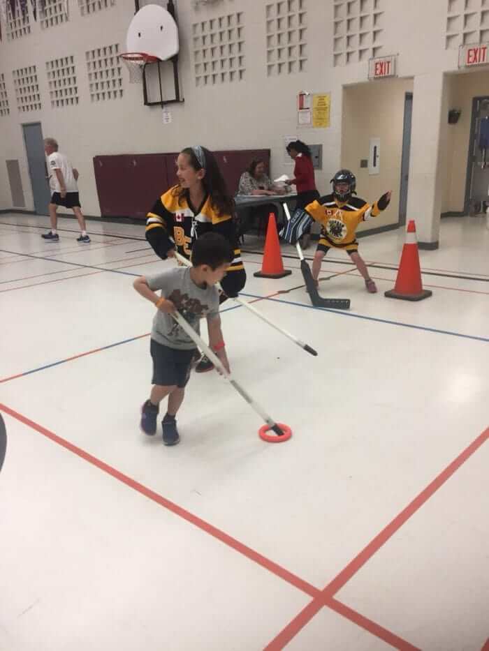Gym ringette kinderen