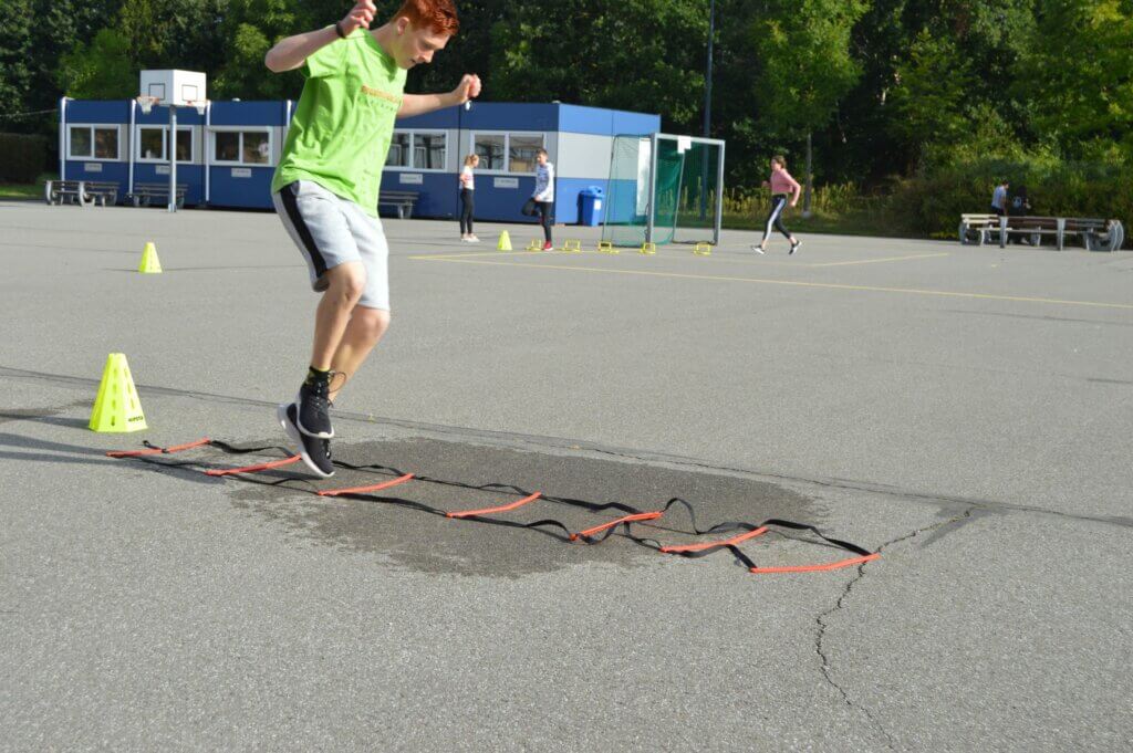 Ladder drill yellow