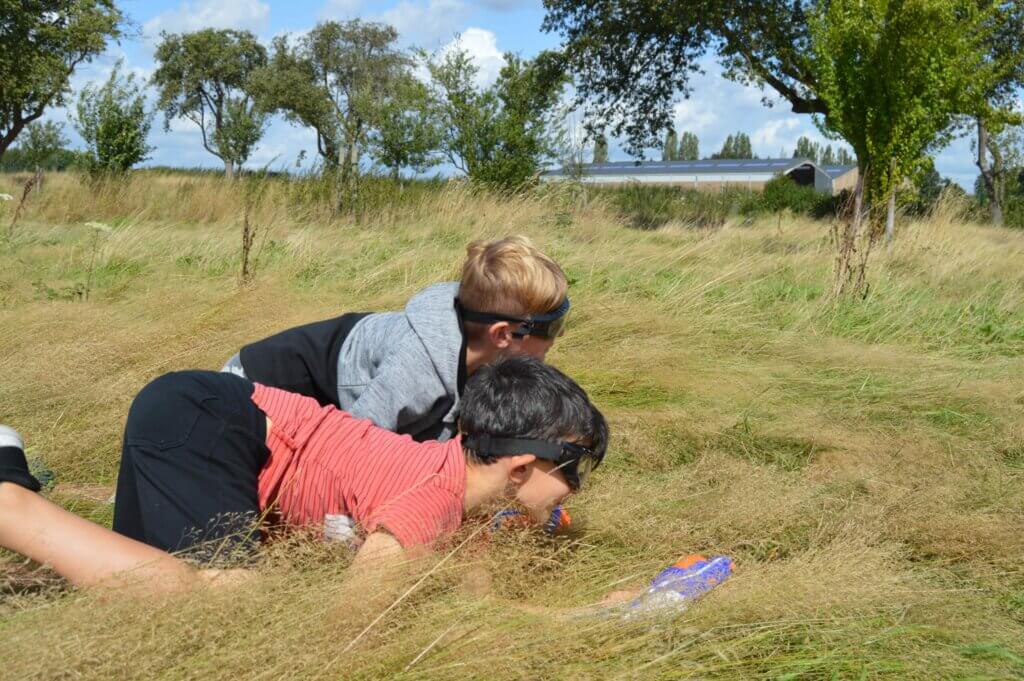 nerf kinderen sluipen