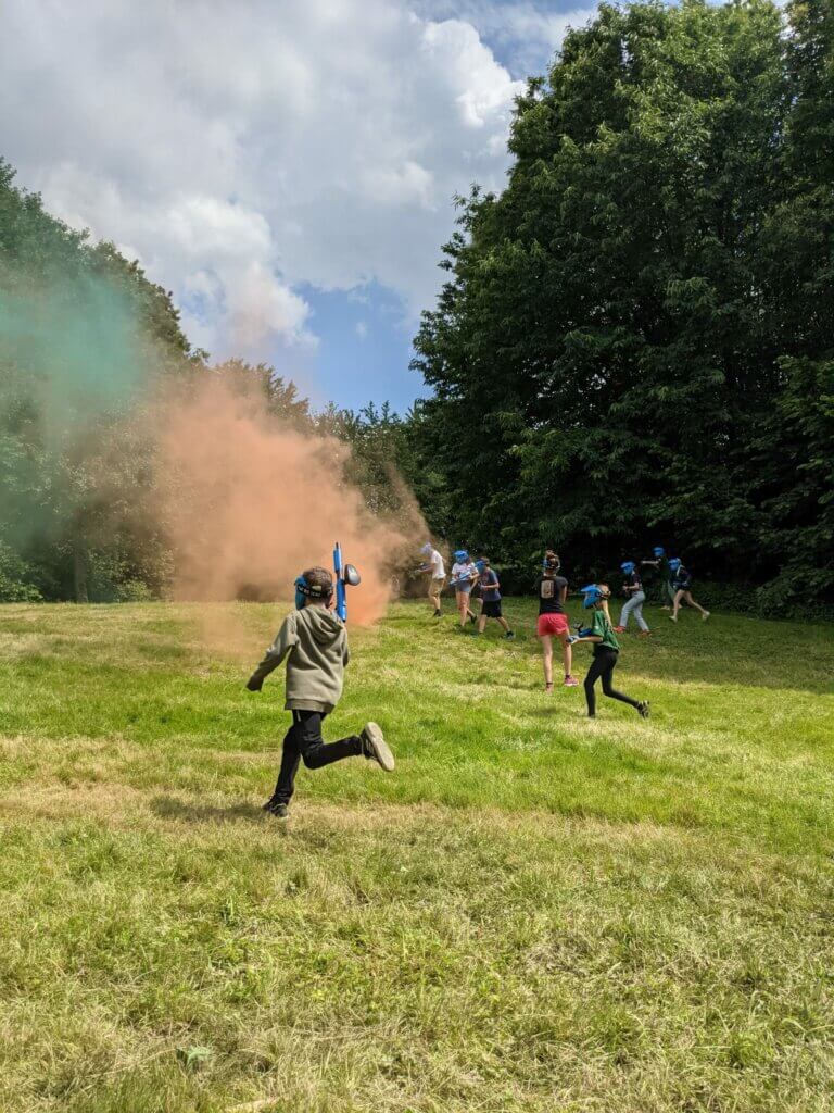 paintball lopen rook